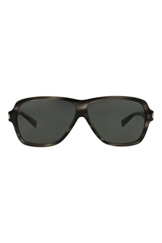 Saint Laurent SL609CAROL Striated Gray Havana Sunglasses-AmbrogioShoes