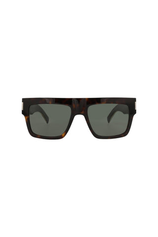 Saint Laurent SL628 Dark Havana Sunglasses-AmbrogioShoes