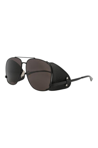 Saint Laurent SL653LEONL Semimatte Black Sunglasses