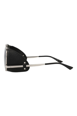 Saint Laurent SL653LEONL Silver Sunglasses-AmbrogioShoes