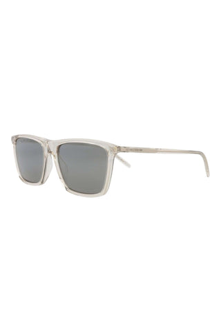 Saint Laurent SL668 Transparent Cream Sunglasses-AmbrogioShoes