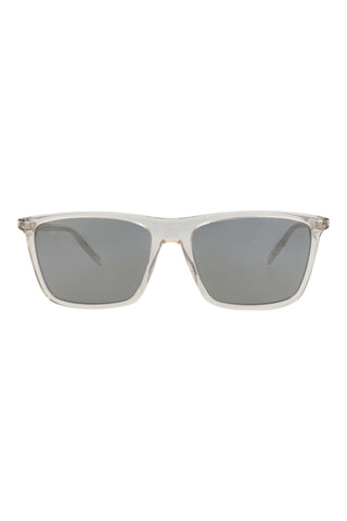 Saint Laurent SL668 Transparent Cream Sunglasses-AmbrogioShoes