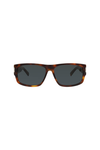 Saint Laurent SL689 Medium Havana Sunglasses-AmbrogioShoes