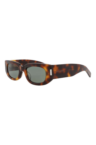 Saint Laurent SL697 Medium Havana Sunglasses-AmbrogioShoes