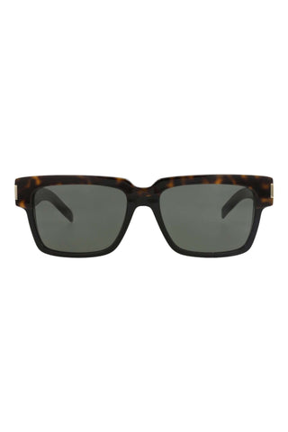 Saint Laurent SL732FVADI Bilayer Black/Dark Havana Sunglasses-AmbrogioShoes