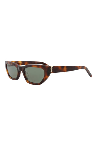 Saint Laurent SLM126 Medium Havana Sunglasses-AmbrogioShoes
