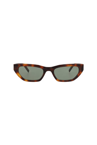 Saint Laurent SLM126 Medium Havana Sunglasses-AmbrogioShoes
