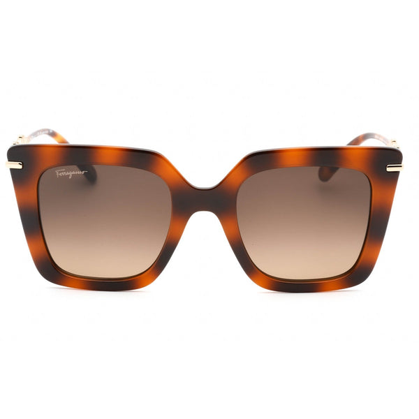 Salvatore Ferragamo SF1041S Sunglasses CLASSIC HAVANA/Brown Gradient-AmbrogioShoes
