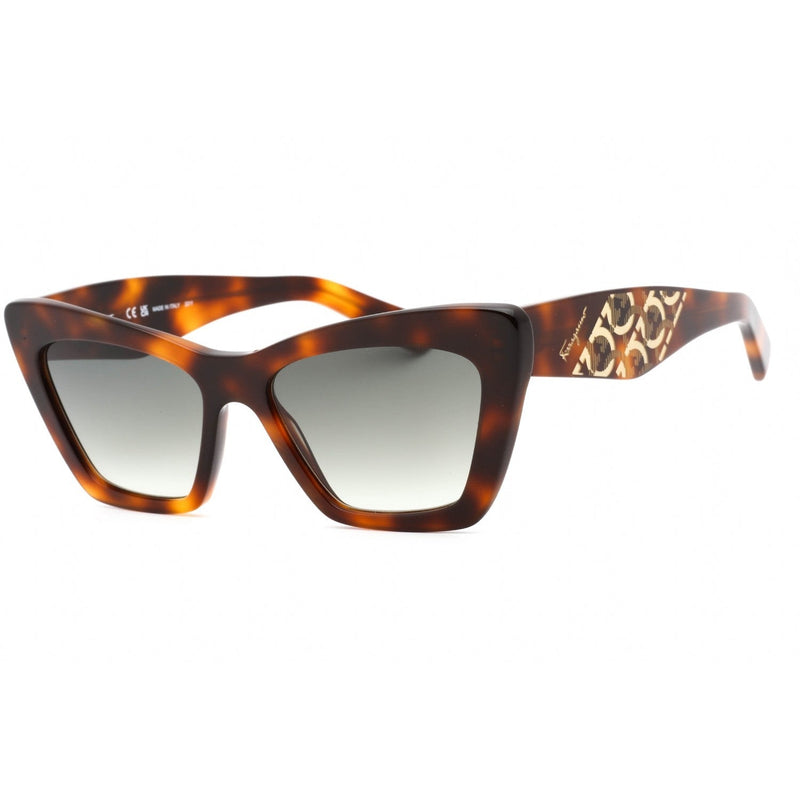 Salvatore Ferragamo SF1081SE Sunglasses TORTOISE / Grey Gradient Women's-AmbrogioShoes
