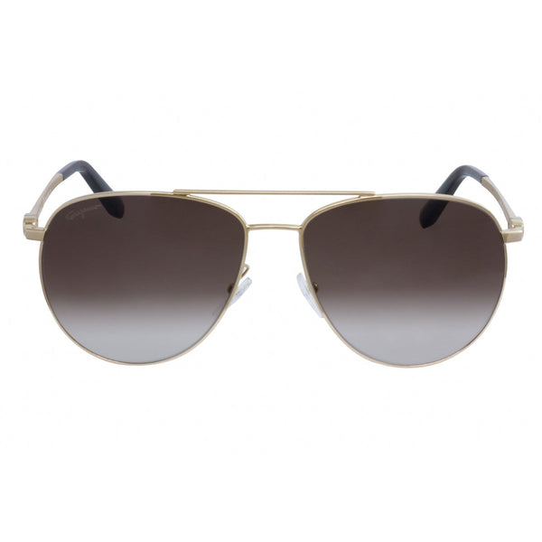Salvatore Ferragamo SF157S Sunglasses Gold / Grey Gradient Unisex-AmbrogioShoes