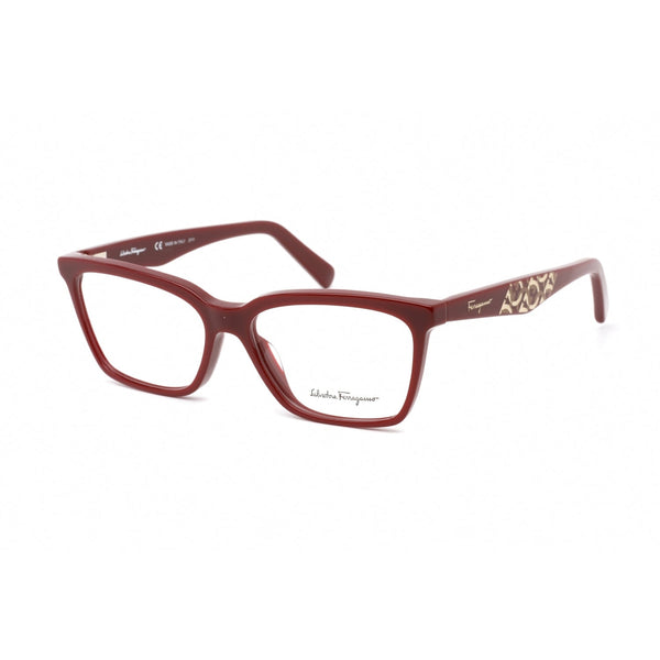Salvatore Ferragamo SF2904 Eyeglasses Burgundy / Clear Lens-AmbrogioShoes