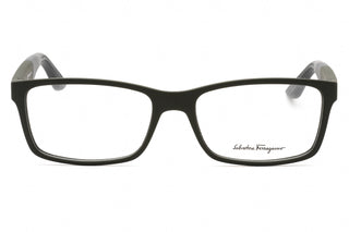 Salvatore Ferragamo SF2908 Eyeglasses MATTE KHAKI/Clear demo lens-AmbrogioShoes