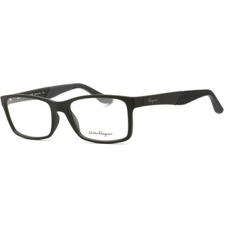 Salvatore Ferragamo SF2908 Eyeglasses MATTE KHAKI/Clear demo lens-AmbrogioShoes