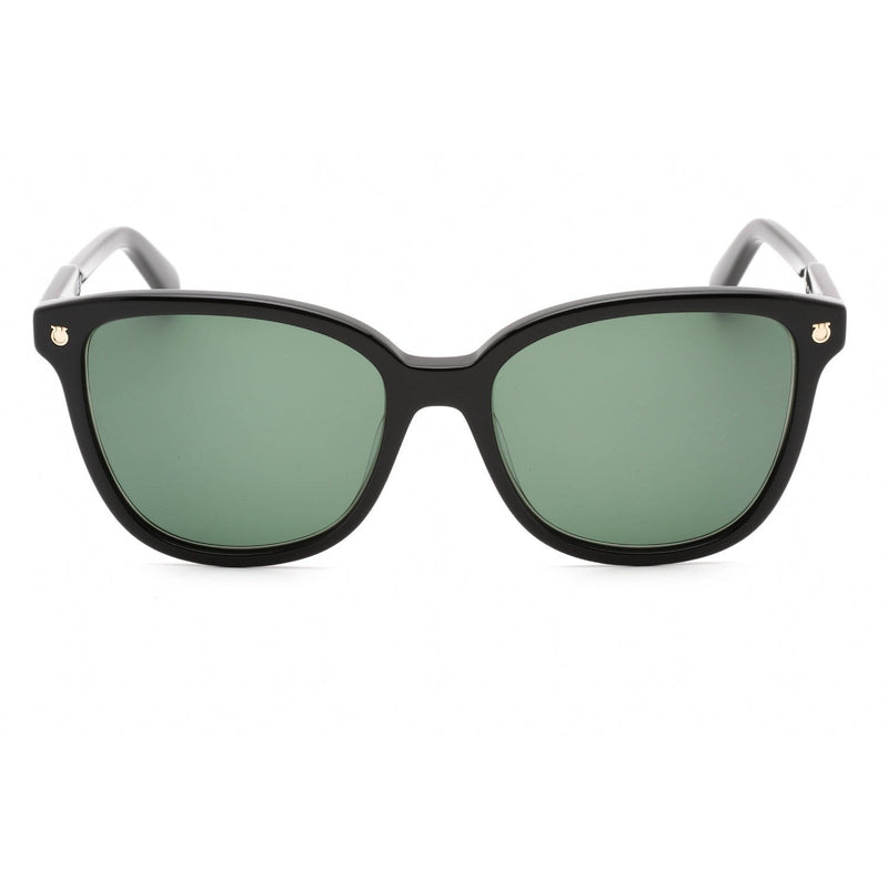 Salvatore Ferragamo SF815S Sunglasses Black / Green Unisex-AmbrogioShoes