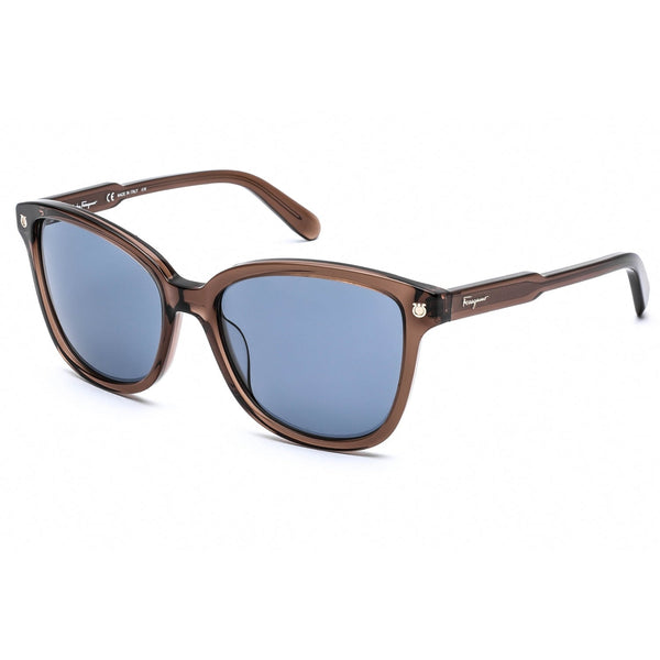 Salvatore Ferragamo SF815S Sunglasses Brown/Blue Unisex-AmbrogioShoes
