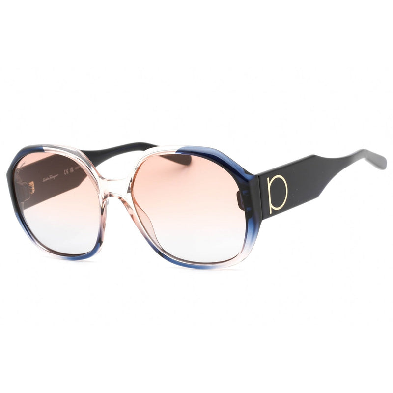 Salvatore Ferragamo SF943S Sunglasses Grey Rose Gradient / Rose Gradient Women's-AmbrogioShoes