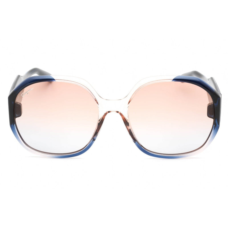 Salvatore Ferragamo SF943S Sunglasses Grey Rose Gradient / Rose Gradient Women's-AmbrogioShoes