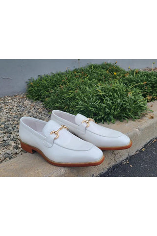Carrucci KS509-28P Patent Leather Horse-Bit Loafer