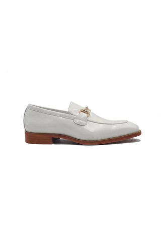 Carrucci KS509-28P Patent Leather Horse-Bit Loafer