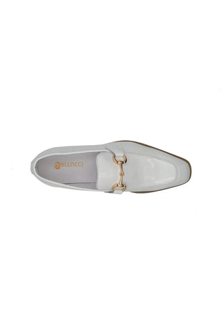 Carrucci KS509-28P Patent Leather Horse-Bit Loafer
