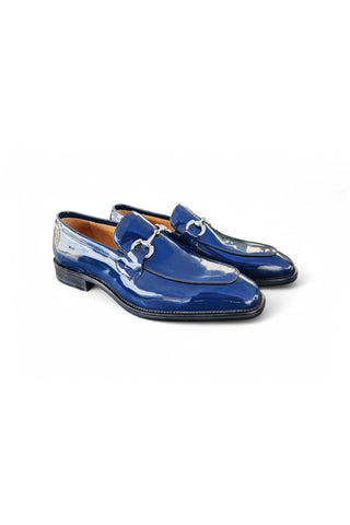 Carrucci KS509-28P Patent Leather Horse-Bit Loafer