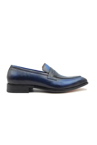 Carrucci KS478-503 Leather Penny Loafer