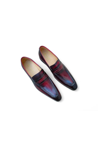 Carrucci KS478-503 Leather Penny Loafer