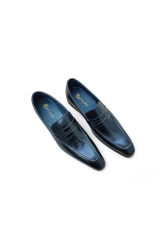 Carrucci KS478-503 Leather Penny Loafer