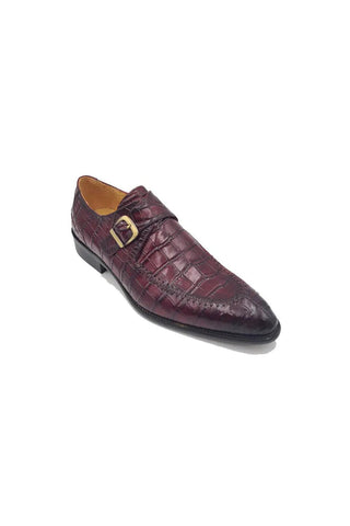 Single Monk Buckle Split Toe Loafer