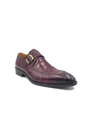Single Monk Buckle Split Toe Loafer