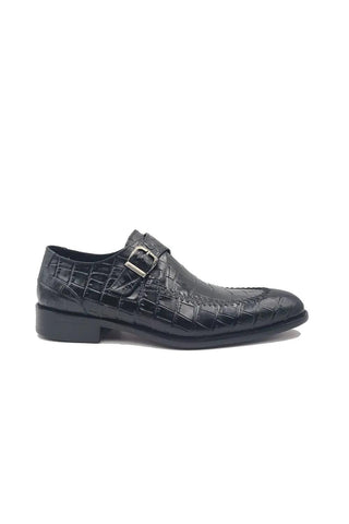 Single Monk Buckle Split Toe Loafer