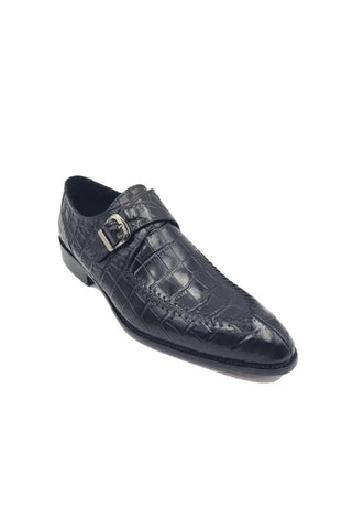 Single Monk Buckle Split Toe Loafer