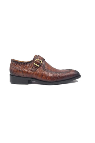 Single Monk Buckle Split Toe Loafer