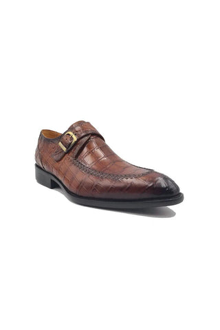 Single Monk Buckle Split Toe Loafer