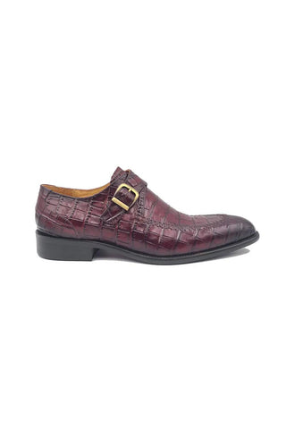 Single Monk Buckle Split Toe Loafer