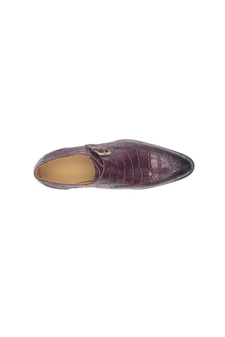 Single Monk Buckle Split Toe Loafer
