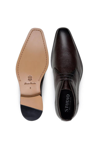 Studio Belvedere Axel Deer & Leather Chukka Boot