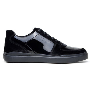 Studio Belvedere Edmound Men's Shoes Velvet / Patent Leather Formal Sneaker (SBV1015)-AmbrogioShoes