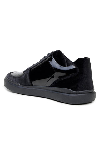 Studio Belvedere Edmound Velvet & Patent Sneaker-AmbrogioShoes