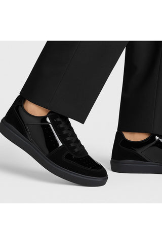 Studio Belvedere Edmound Velvet & Patent Sneaker-AmbrogioShoes