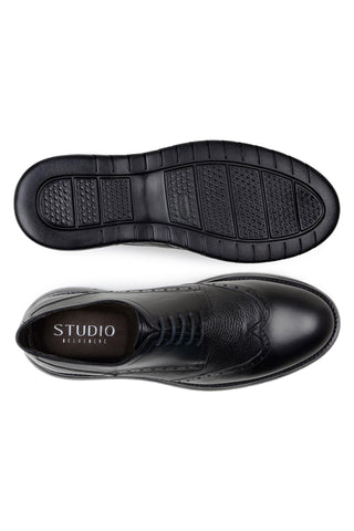Studio Belvedere Enzo Deer-Skin / Calf-Skin Leather Casual Derby (SBV1000)-AmbrogioShoes