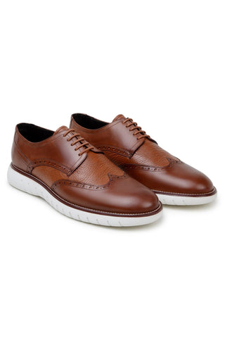Studio Belvedere Enzo Deer-Skin / Calf-Skin Leather Casual Derby (SBV1000)-AmbrogioShoes