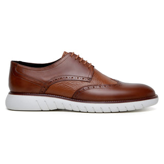 Studio Belvedere Enzo Men's Shoes Deer-Skin / Calf-Skin Leather Casual Derby (SBV1000)-AmbrogioShoes