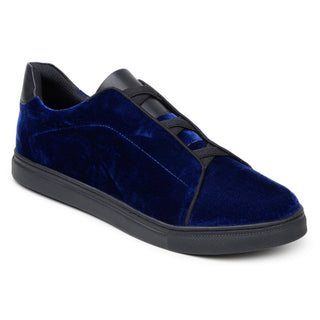 Studio Belvedere Eros Men's Shoes Velvet / Calf-Skin Leather Slip-On Sneaker (SBV1014)-AmbrogioShoes
