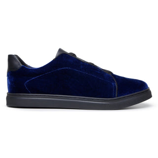 Studio Belvedere Eros Men's Shoes Velvet / Calf-Skin Leather Slip-On Sneaker (SBV1014)-AmbrogioShoes