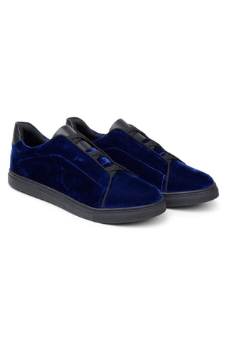 Studio Belvedere Eros Velvet & Leather Sneaker-AmbrogioShoes
