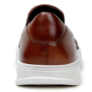 Studio Belvedere Fernando Men's Shoes Deer-Skin Leather Casual Sneaker (SBV1002)-AmbrogioShoes