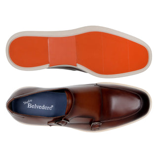 Studio Belvedere Marcio Men's Shoes Nappa Leather Double Monk-Strap (SBV1008)-AmbrogioShoes
