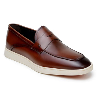 Studio Belvedere Maurizio Men's Shoes Nappa Leather Penny Loafer (SBV1007)-AmbrogioShoes