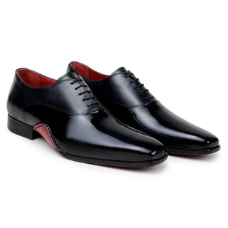 Studio Belvedere Nero Leather Oxford-AmbrogioShoes